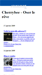 Mobile Screenshot of cherrybee.canalblog.com