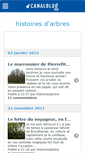 Mobile Screenshot of histoiresdarbres.canalblog.com