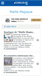 Mobile Screenshot of lamaillemagique.canalblog.com