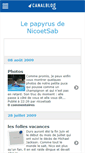 Mobile Screenshot of nicoetsab.canalblog.com