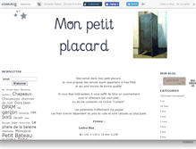 Tablet Screenshot of monpetitplacard.canalblog.com