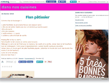Tablet Screenshot of dansnoscuisines.canalblog.com