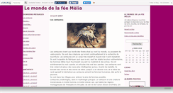Desktop Screenshot of lafeemelia.canalblog.com