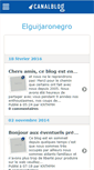Mobile Screenshot of elguijaronegro.canalblog.com