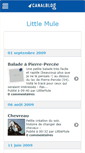 Mobile Screenshot of littlemule.canalblog.com
