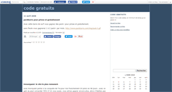 Desktop Screenshot of codesgratuits.canalblog.com