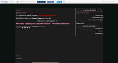 Desktop Screenshot of lamaisondesabine.canalblog.com