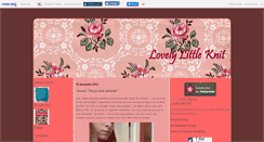 Desktop Screenshot of lovelylittleknit.canalblog.com