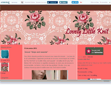 Tablet Screenshot of lovelylittleknit.canalblog.com