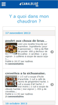Mobile Screenshot of lechaudrondena.canalblog.com