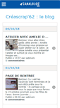 Mobile Screenshot of creascrapblog.canalblog.com