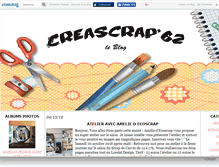 Tablet Screenshot of creascrapblog.canalblog.com