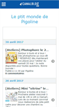 Mobile Screenshot of pigoline.canalblog.com