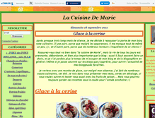 Tablet Screenshot of mariecuisine.canalblog.com