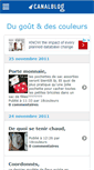 Mobile Screenshot of goutandcouleurs.canalblog.com