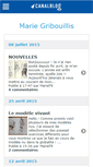 Mobile Screenshot of mariegribouillis.canalblog.com