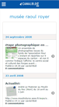 Mobile Screenshot of museeraoulroyer.canalblog.com