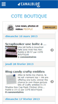Mobile Screenshot of coteboutique.canalblog.com