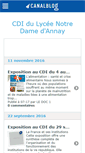 Mobile Screenshot of cdilyceedannay.canalblog.com