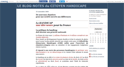 Desktop Screenshot of handicap.canalblog.com
