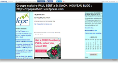 Desktop Screenshot of fcpepaulbert.canalblog.com