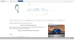 Desktop Screenshot of lilicommetout.canalblog.com
