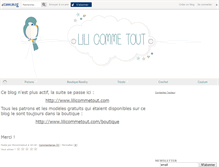 Tablet Screenshot of lilicommetout.canalblog.com