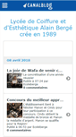 Mobile Screenshot of ecoleberge.canalblog.com