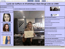 Tablet Screenshot of ecoleberge.canalblog.com