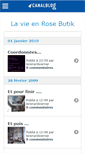 Mobile Screenshot of lavieenrosebutik.canalblog.com