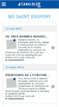 Mobile Screenshot of bdstexupery.canalblog.com