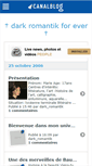 Mobile Screenshot of darkromantik.canalblog.com