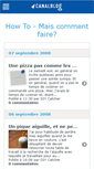 Mobile Screenshot of maiscommentfaire.canalblog.com