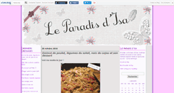 Desktop Screenshot of leparadisdeisa.canalblog.com