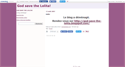 Desktop Screenshot of godsavethelolita.canalblog.com