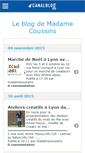 Mobile Screenshot of madamecoussins.canalblog.com