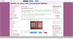 Desktop Screenshot of missgaelle.canalblog.com