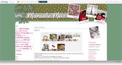 Desktop Screenshot of mamzellemelo.canalblog.com