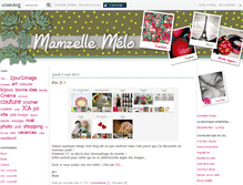 Tablet Screenshot of mamzellemelo.canalblog.com