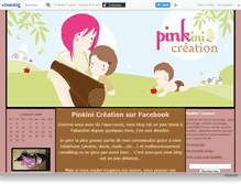 Tablet Screenshot of pinkinicreation.canalblog.com