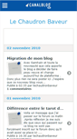 Mobile Screenshot of lechaudronbaveur.canalblog.com