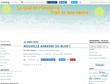 Tablet Screenshot of mandarineblog.canalblog.com