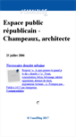 Mobile Screenshot of cabinetchampeaux.canalblog.com