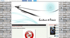 Desktop Screenshot of ecritureetpoesie.canalblog.com