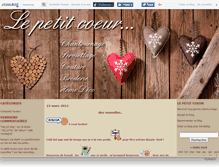 Tablet Screenshot of lepetitcoeur.canalblog.com