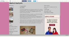 Desktop Screenshot of marieatoutprix.canalblog.com