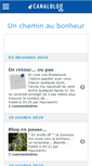 Mobile Screenshot of cheminaubonheur.canalblog.com