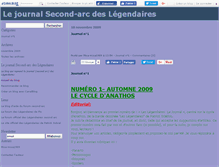 Tablet Screenshot of journalsecondarc.canalblog.com