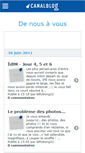 Mobile Screenshot of denousavous.canalblog.com