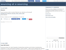 Tablet Screenshot of esourcing.canalblog.com